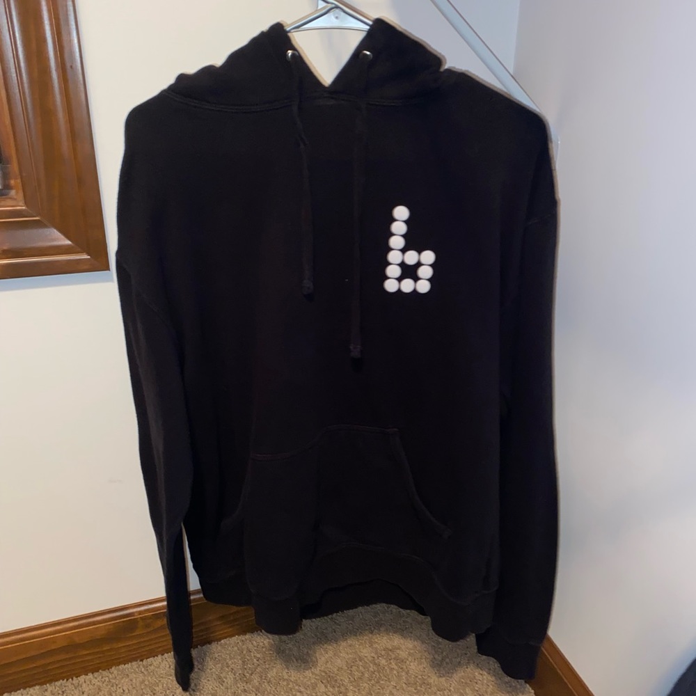 Braille Skateboarding Hoodie Black